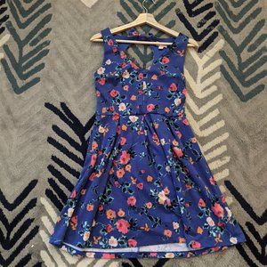 Blue Floral Dress